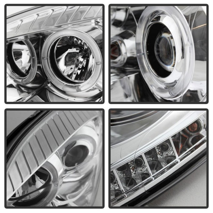SPYDER 5010018 Spyder Dodge RAM 1500 06-08/RAM 2500 06-09 Projector Headlights LED Halo LED Chrm PRO-YD-DR06-HL-C