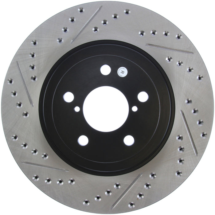 Stoptech 127.47021R StopTech Slotted & Drilled Sport Brake Rotor