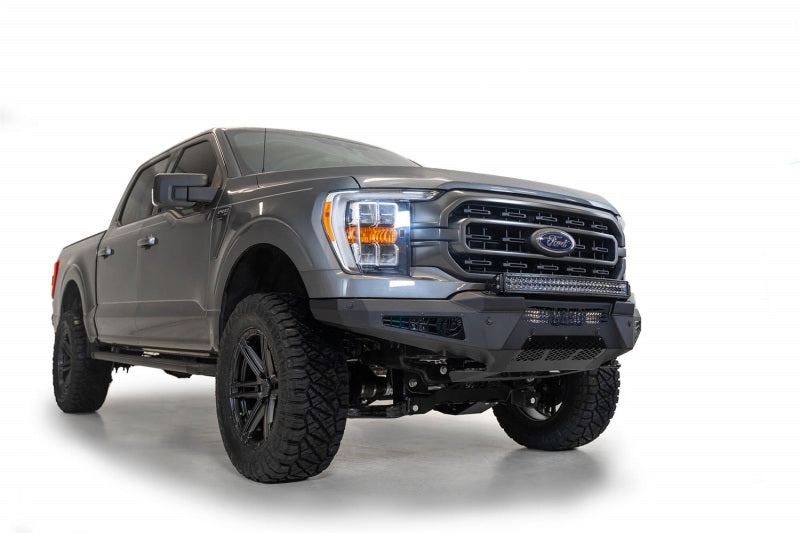 Addictive Desert Designs F197431040103 2021 Ford F-150 HoneyBadger Front Bumper w/ Top Hoop