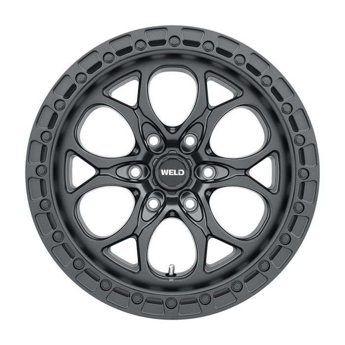 Weld W10809084500 Off-Road Ledge Six W108 20x9 / 6x139.7 BP / 5 In BS Satin Black Wheel