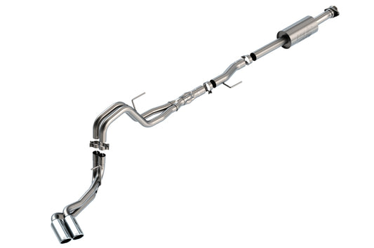 Borla 140875 F-150 2021 5.0L 4dr CC SB EC STB Lariat/KR/Platinum/LTD 3/2.25 DSE Cat-Back ATAK CHR Tips
