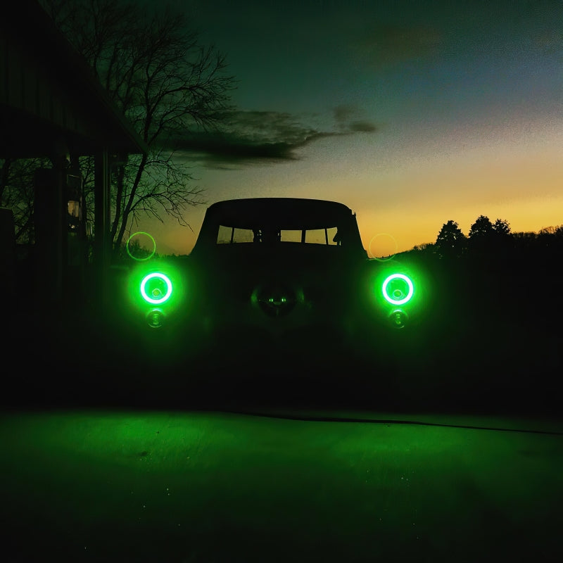 ORACLE Lighting 6905-003 Oracle Pre-Installed Lights 7 IN. Sealed Beam - Red Halo SEE WARRANTY