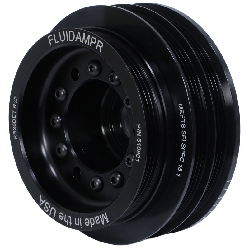 Fluidampr 610901 Nissan RB26DET Phase-1 BNR32 GT-R Steel Internally Balanced Damper