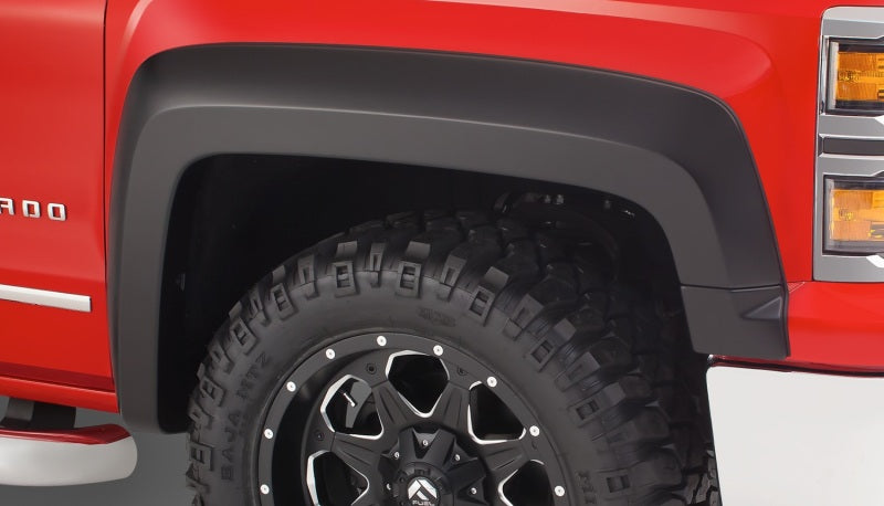 Bushwacker 40125-02 15-18 Chevy Silverado 2500 HD Extend-A-Fender Style Flares 2pc - Black