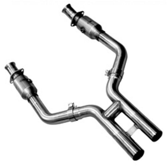 Kooks Headers 11313500 Kooks 05-10 Ford Mustang GT 4.6L 3V Auto/Manual 2 1/2in x 2 1/2in OEM Cat H Pipe Kooks HDR Req