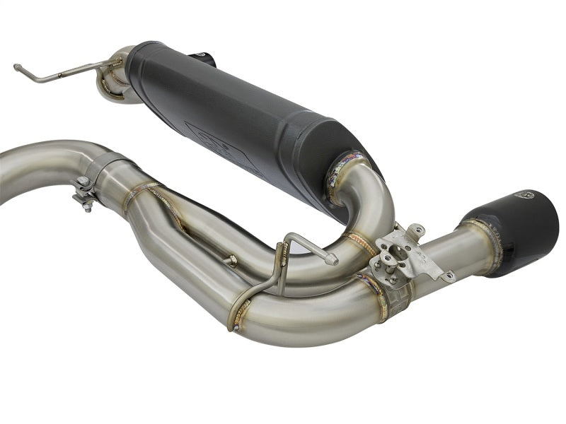 aFe 49-36334-B MACHForce XP Exhausts Cat-Back SS 16-17 BMW 340i/iX 440i/iX (F3X) L6-3.0L (B58) w/Black Tips