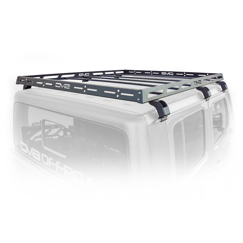 DV8 Offroad RRJL-02 07-18 Jeep Wrangler JK 4 DR / JL 2 DR & JT / 18+ Gladiator Roof Rack