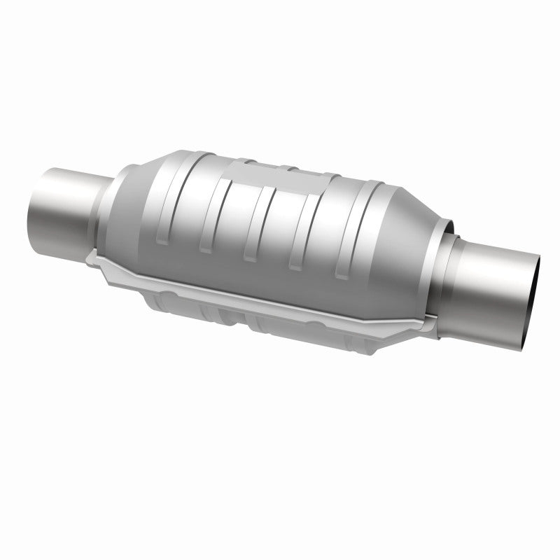 Magnaflow 99209HM MagnaFlow Conv Univ 3in Inlet/Outlet Center/Center Round 9in Body L x 5.125in W x 13in Overall L
