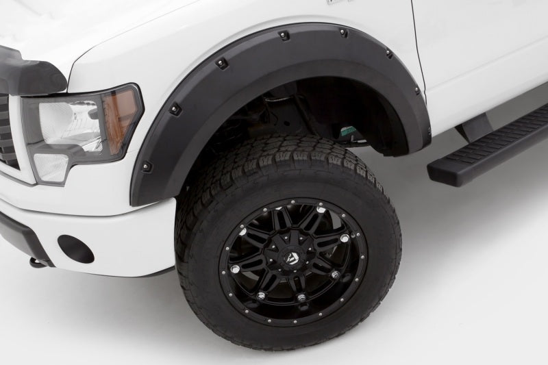 LUND RX312S Lund 09-14 Ford F-150 (Excl Raptor) RX-Rivet Style Smooth Elite Series Fender Flares - Black (4 Pc.)