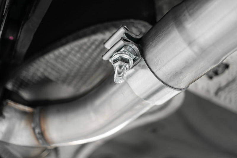 MBRP S46083CF 19-21 VW Jetta GLI T304 SS 3in Cat-Back Dual Split Rear Exit Exhaust - Carbon Fiber Tips