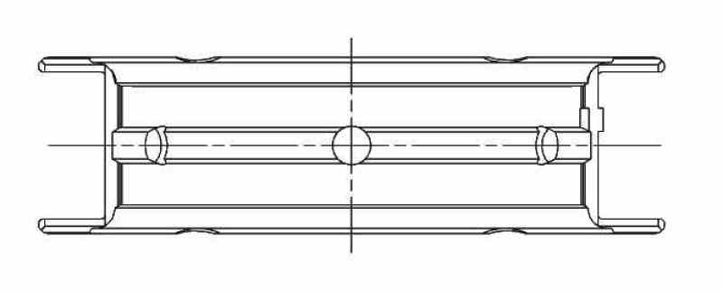 ACL 5M8309HOS2-.025 Subaru EJ20/EJ22/EJ25 (For Thrust in #5 Position) 0.027mm Oversized High Performance Main Bearin