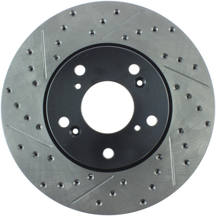 Stoptech 127.40036R StopTech 06-08 Civic GX / 02-04 CR-V / 98-02 Honda Accord V6 / 03-07 Accord 4 cyl/V6 MT Slotted & D