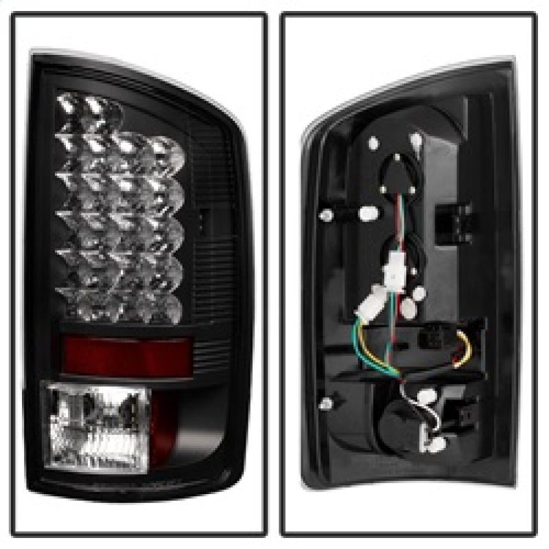 SPYDER 5002556 Spyder Dodge RAM 02-06 1500/RAM 2500/3500 03-06 LED Tail Light Black ALT-YD-DRAM02-LED-BK