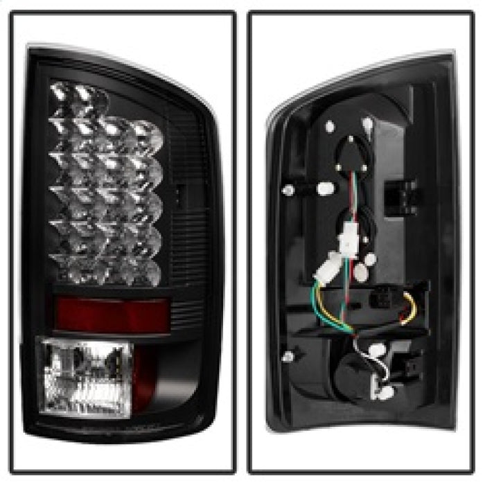 SPYDER 5002556 Spyder Dodge RAM 02-06 1500/RAM 2500/3500 03-06 LED Tail Light Black ALT-YD-DRAM02-LED-BK