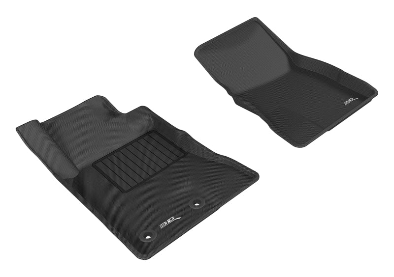 3D MAXpider L1FR08511509 2015-2020 Ford Mustang Kagu 1st Row Floormat - Black