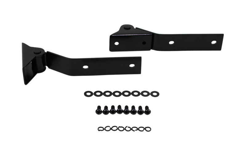 Kentrol 50442 87-95 Jeep Wrangler YJ Tailgate Hinge Pair - Powdercoat Black