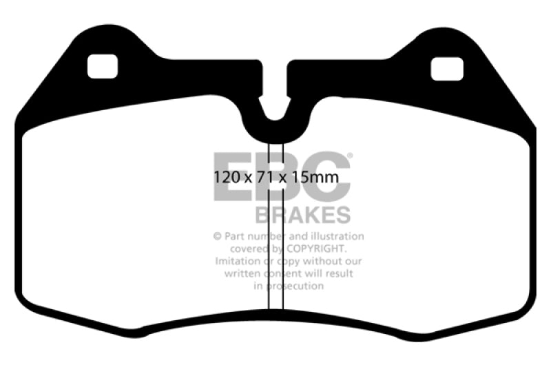 EBC DP31644C 03-04 Infiniti G35 3.5 (Manual) (Brembo) Redstuff Front Brake Pads
