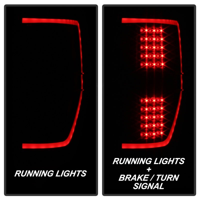 SPYDER 9042195 xTune 09-14 Ford F-150 Light Bar LED Tail Lights - Black Smoke (ALT-JH-FF15009-LBLED-BSM)