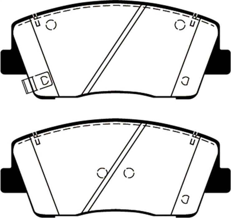 EBC DP32358C 2019+ Genesis G70 2.0T Redstuff Front Brake Pads