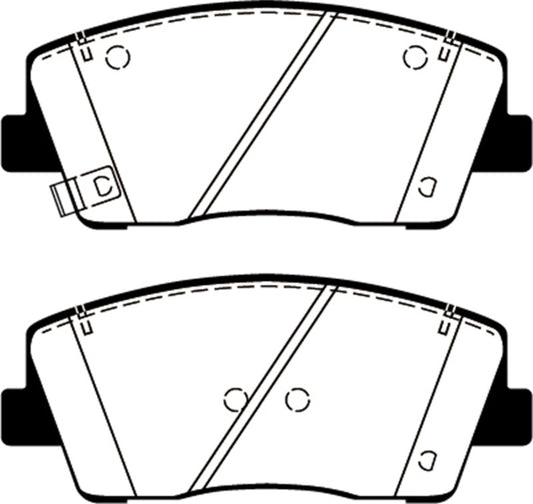 EBC DP42358R 2019+ Genesis G70 2.0T Yellowstuff Front Brake Pads