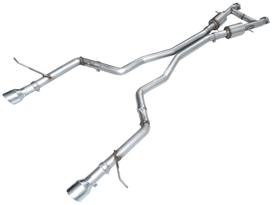AWE Tuning 3020-32575 11-24 Dodge Durango 5.7L Track Edition Exhaust w/ Chrome Silver Tips