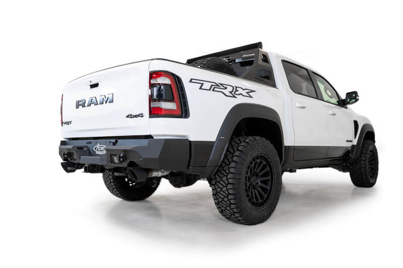 Addictive Desert Designs R620081280103 2021 Dodge RAM 1500 TRX Stealth Fighter Rear Bumper - Hammer Black