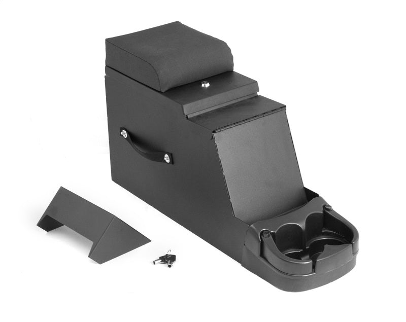 Rugged Ridge 13104.01 Stereo Security Console Black 76-95 Jeep CJ / Jeep Wrangler