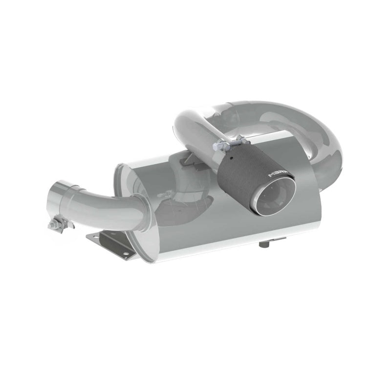 MBRP AT-9211PT 18-19 Can-Am Maverick Sport 1000R Slip On Exhaust Center Exit - Performance Series
