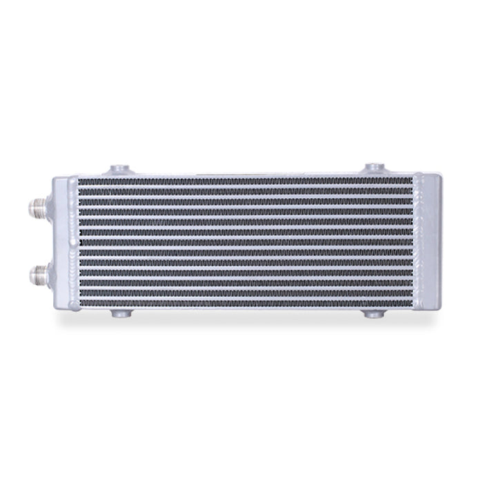 Mishimoto MMOC-DP-MSL Universal Medium Bar and Plate Dual Pass Silver Oil Cooler