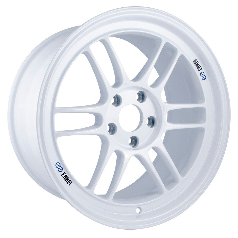 Enkei 3798956538WP RPF1 18x9.5 5x114.3 38mm Offset 73mm Center Bore Vanquish White Wheel (Special Order/ MOQ 40*)