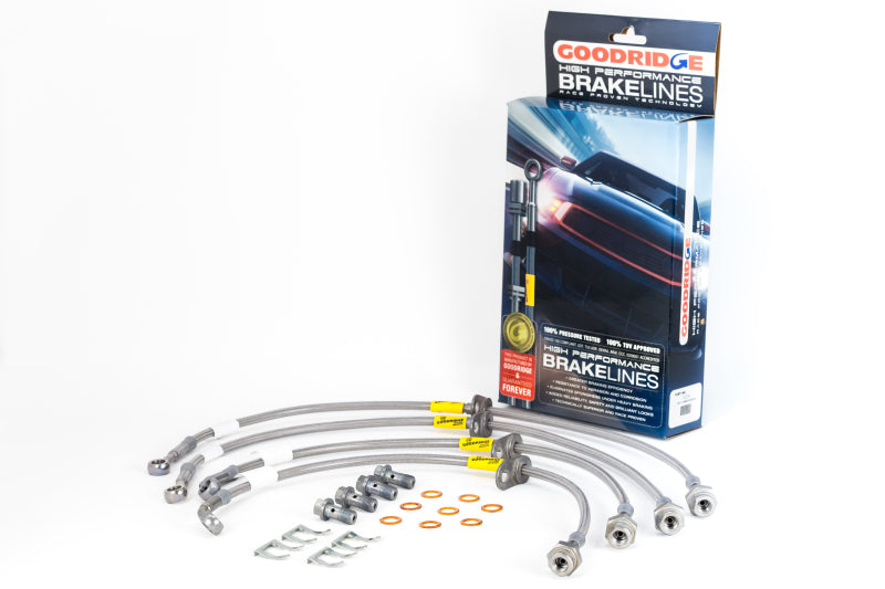 Goodridge 12219 10-15 Chevrolet Camaro Stainless Steel Brake Line Kit