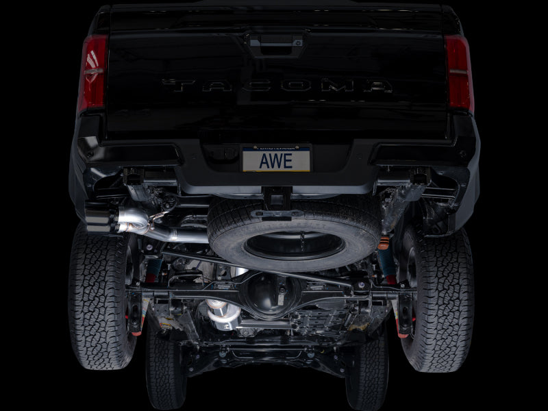 AWE Tuning 3015-33254 AWE Exhaust for 4th Gen Toyota Tacoma Dual Diamond Black Tips