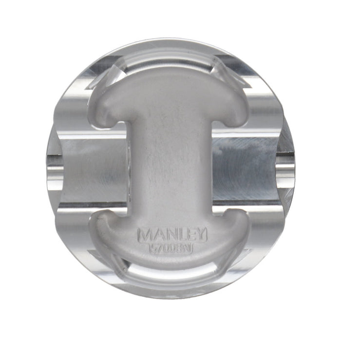 Manley Performance 595938CE-8 Manley 2018+ Ford Coyote 5.0L 6.75cc Dish 3.700in Bore 12:1 CR 22mm Pin Platinum Ext Duty Pistons