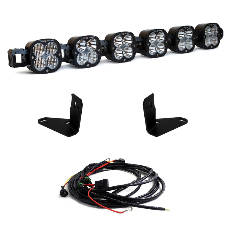 Baja Designs 447750 2021+ Ford Bronco 6 XL Linkable Light Bar For Steel Bumper Mount