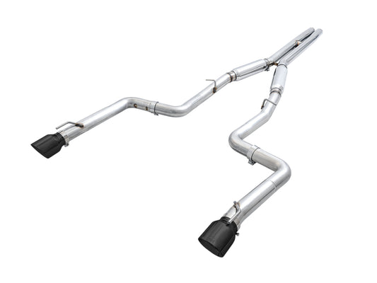 AWE Tuning 3015-33126 2015+ Dodge Charger 6.4L/6.2L Supercharged Track Edition Exhaust - Diamond Black Tips