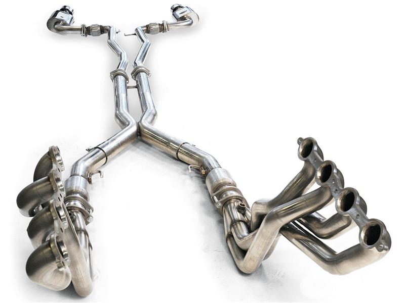 Kooks Headers 22606260 Kooks 2016 + Chevrolet Camaro SS LT1 3in Axle Back Exhaust System w/ Mufflers and Black Quad Tips