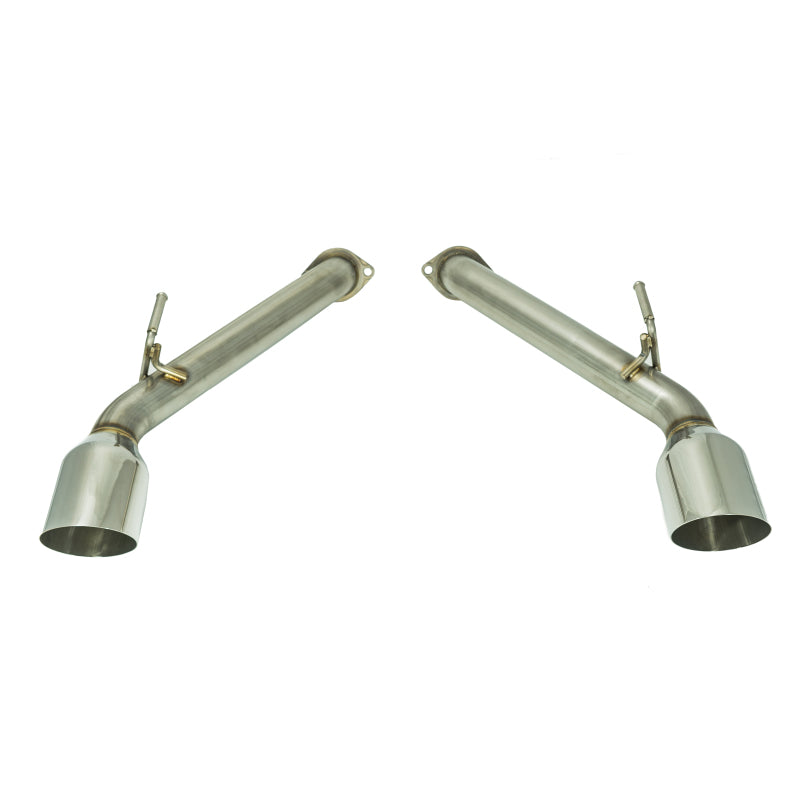 Remark RO-TSQ6-S 2017+ Infiniti Q60 Axle Back Exhaust w/Stainless Steel Single Wall Tip