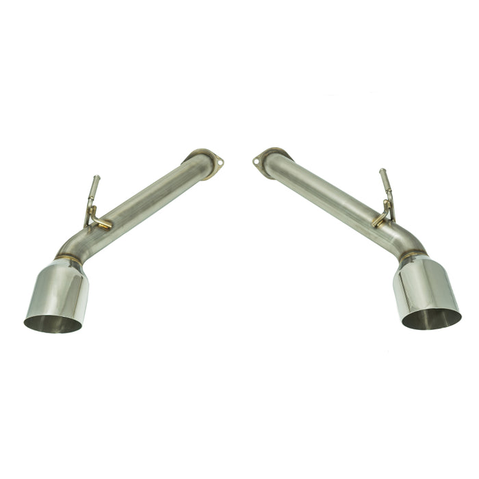 Remark RO-TSQ6-S 2017+ Infiniti Q60 Axle Back Exhaust w/Stainless Steel Single Wall Tip