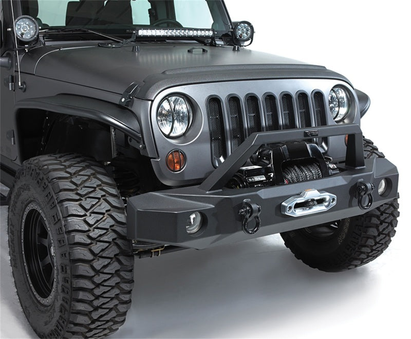 Rampage 99510 2007-2018 Jeep Wrangler(JK) Trailguard Front Bumper - Black
