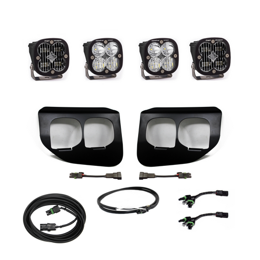 Baja Designs 447738UP Ford Super Duty (20-On) Fog Lights Dual FPK SAE/Sport DC w/Upfitter