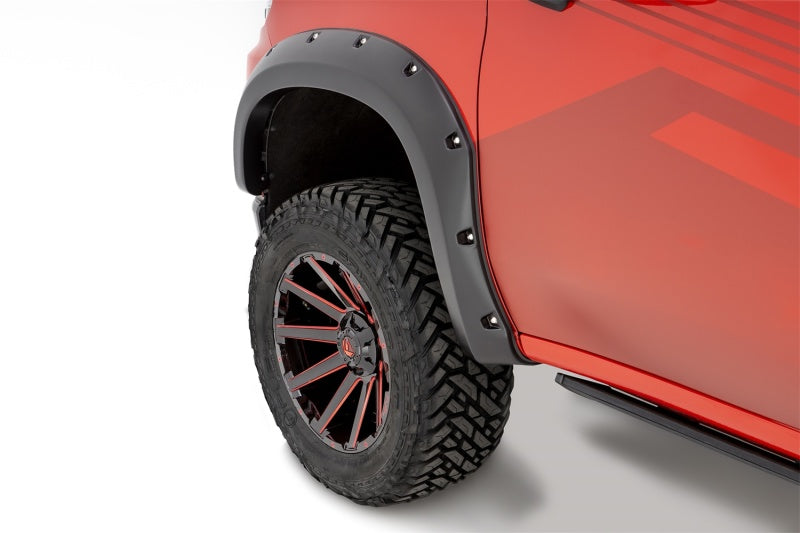 Bushwacker 40927-02 19-21 Chevrolet Silverado 1500 Pocket Style Flares 4pc - Black