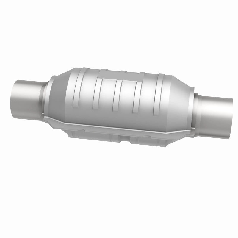 Magnaflow 99209HM MagnaFlow Conv Univ 3in Inlet/Outlet Center/Center Round 9in Body L x 5.125in W x 13in Overall L