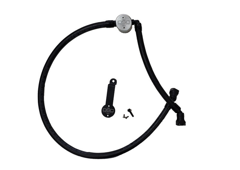 J&L 3069D-C 18-25 Jeep Wrangler JL 3.6L Driver Side Oil Separator 3.0 - Clear Anodized