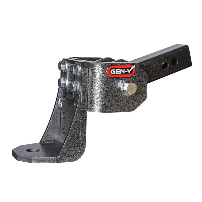 GEN-Y Hitch GH-12005 Gen-Y Glyder Torsion-Flex 2in Shank 6in Drop 7K Hitch w/Ball Platform/1in Diameter Mounting Hole