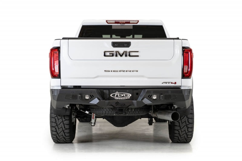 Addictive Desert Designs R270021280103 2020 GM Sierra/Silverado 2500 Bomber HD Rear Bumper w/ Blind Spot Mounts