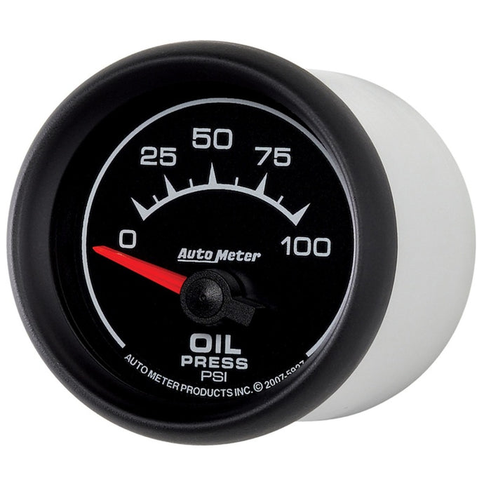 AutoMeter 5927 Autometer ES 52mm 100 PSI Short Sweep Electric Oil Pressure Gauge