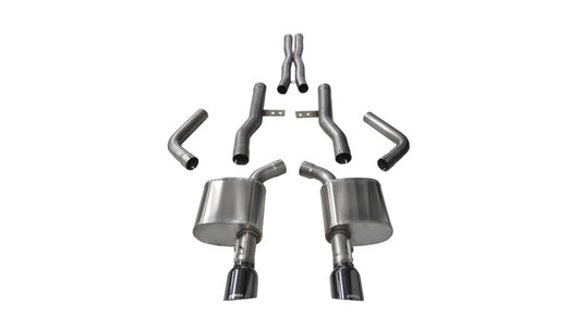 CORSA Performance 14996BLK Corsa 2015-2023 Dodge Charger SRT/Scat Pack/R/T 6.4L Black Xtreme Cat-Back Exhaust