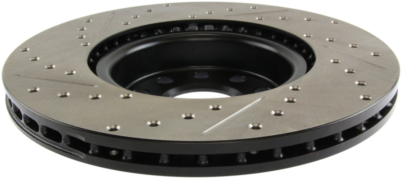 Stoptech 127.33098L StopTech Slotted & Drilled Sport Brake Rotor