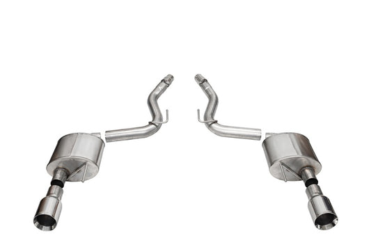 CORSA Performance 21253 Corsa 2024+ Ford Mustang GT Sport Axle-Back Dual Rear Exit with 4.5in Straight Cut Polished Tips