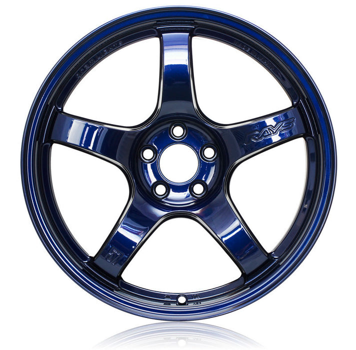 Gram Lights WGCRX12EEBP 57CR 18x9.5 +12 5x114.3 Eternal Blue Wheel